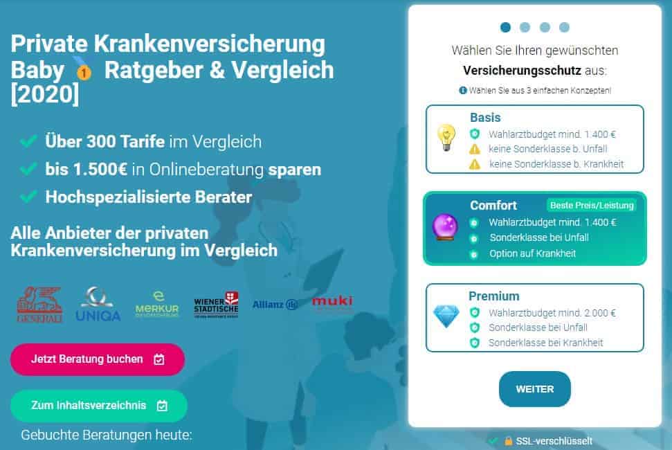 PKV für dein Baby ? Ratgeber & Vergleich [2024]